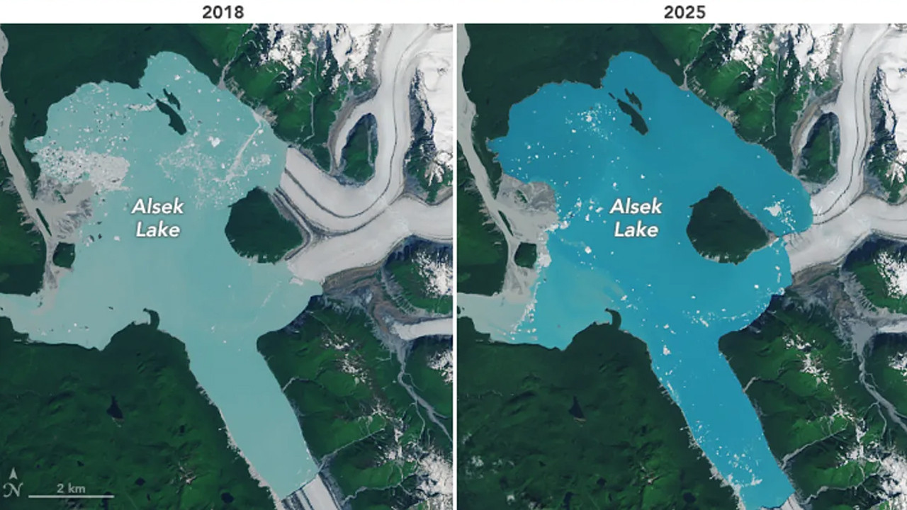 alaskada buzullarin eridi ortaya yeni bir ada cikti TuhC732b