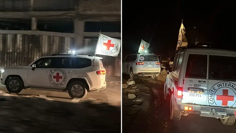 israil hamasin kizilhaca teslim ettigi 1 israilli esirin cesedini aldi TMilMqEv.webp