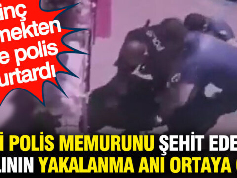 İki Polis Şehidinin Katilinin Yakalanma Anı: Halkın Öfkesinden Kurtaran Ekipler