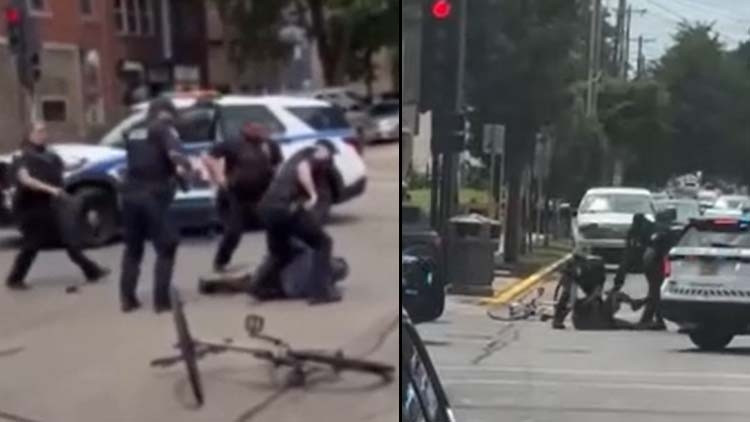 Abdde polis dehseti siyahi supheli basindan vuruldu gxtCxnaI